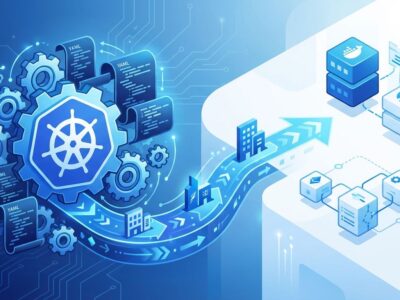 Kubernetes exodus illustration showing K8s complexity vs simpler alternatives