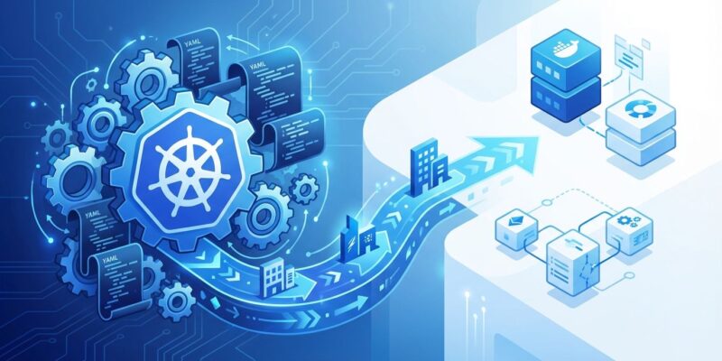 Kubernetes exodus illustration showing K8s complexity vs simpler alternatives