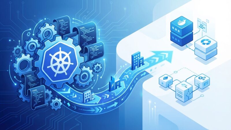 Kubernetes exodus illustration showing K8s complexity vs simpler alternatives