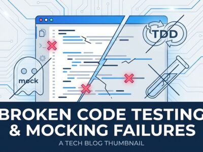 Broken test-driven development illustration