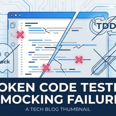 Broken test-driven development illustration