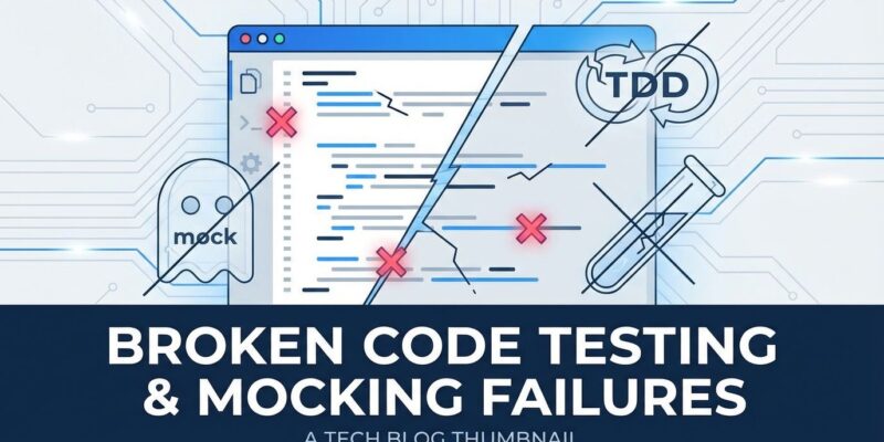 Broken test-driven development illustration