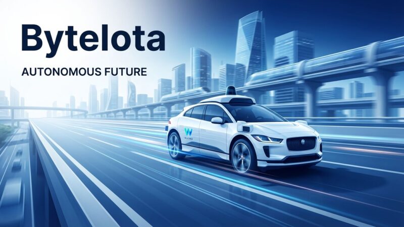 Waymo autonomous robotaxi driving on freeway