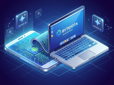 Google Aluminium OS replacing ChromeOS with Android-based desktop platform illustration