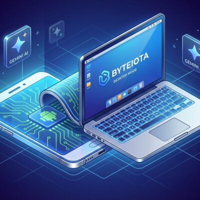 Google Aluminium OS replacing ChromeOS with Android-based desktop platform illustration