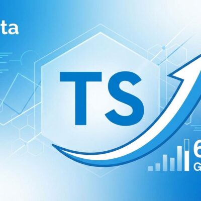 TypeScript growth chart showing 66% YoY increase to become GitHub's most-used language