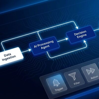 Visual AI agent workflow platform with connected nodes