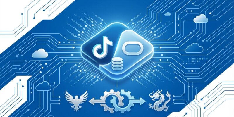 TikTok Oracle joint venture business deal visualization