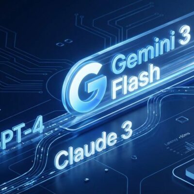Gemini 3 Flash AI model performance comparison with GPT and Claude showing speed and cost efficiency