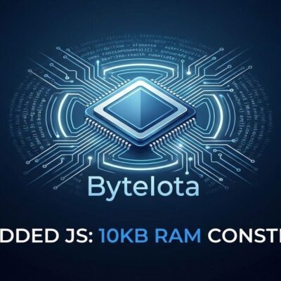 MicroQuickJS JavaScript engine for microcontrollers with 10KB RAM - embedded systems development