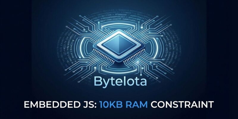 MicroQuickJS JavaScript engine for microcontrollers with 10KB RAM - embedded systems development