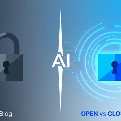 Open versus closed AI systems illustration showing Anthropic's open standards approach