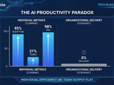 DORA 2025 AI productivity paradox dashboard visualization