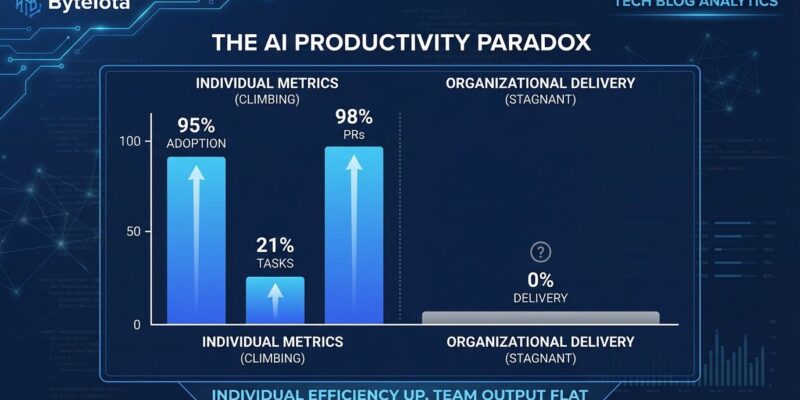DORA 2025 AI productivity paradox dashboard visualization