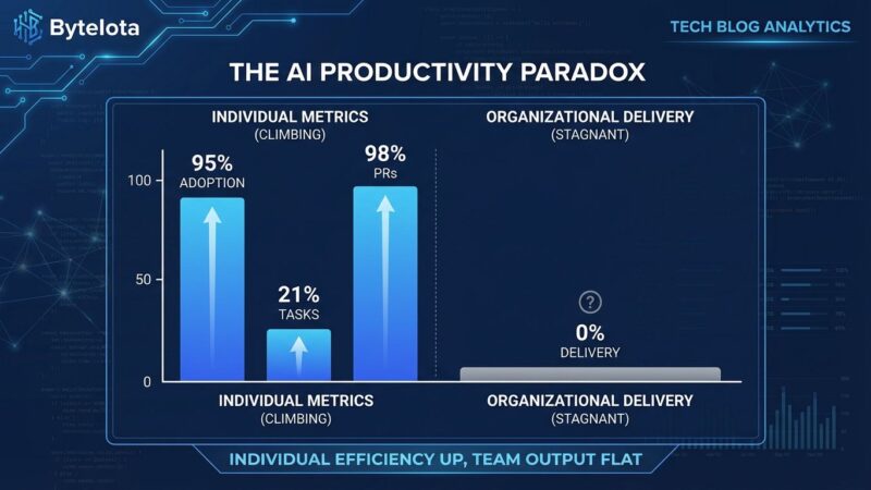 DORA 2025 AI productivity paradox dashboard visualization