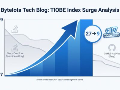 Data visualization showing Perl TIOBE ranking surge from 27 to 9