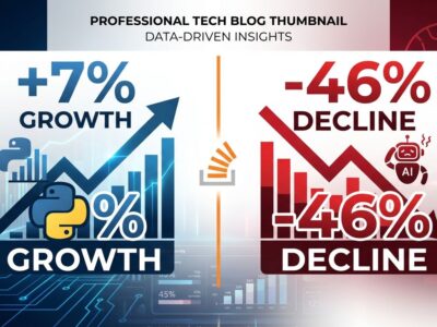 Python adoption vs AI trust Stack Overflow 2025 survey data visualization