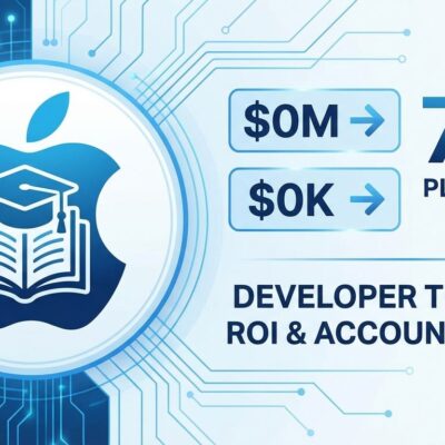 Apple Developer Academy cost analysis showing total spend, per student, and 71% job placement rate