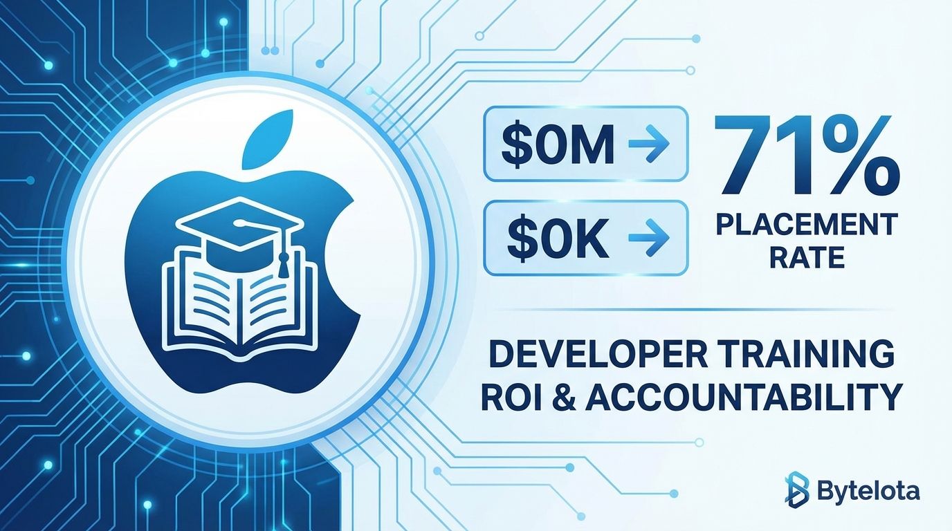 Apple Software Developer Jobs Apple Developer Academy: $30M, $20K/Student, 71% Jobs | byteiota