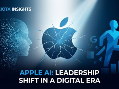 Apple AI leadership change visualization