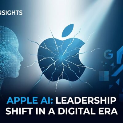 Apple AI leadership change visualization