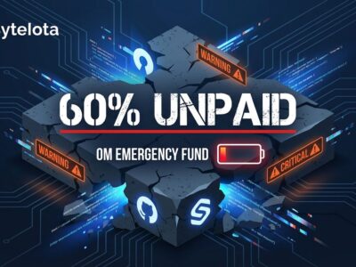 Open source sustainability crisis infographic showing 60% unpaid maintainers, million emergency fund, and infrastructure deficits