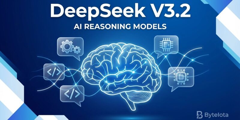 DeepSeek V3.2 AI reasoning models with tool-use integration visualization