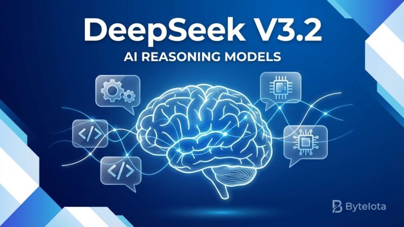 DeepSeek V3.2 AI reasoning models with tool-use integration visualization
