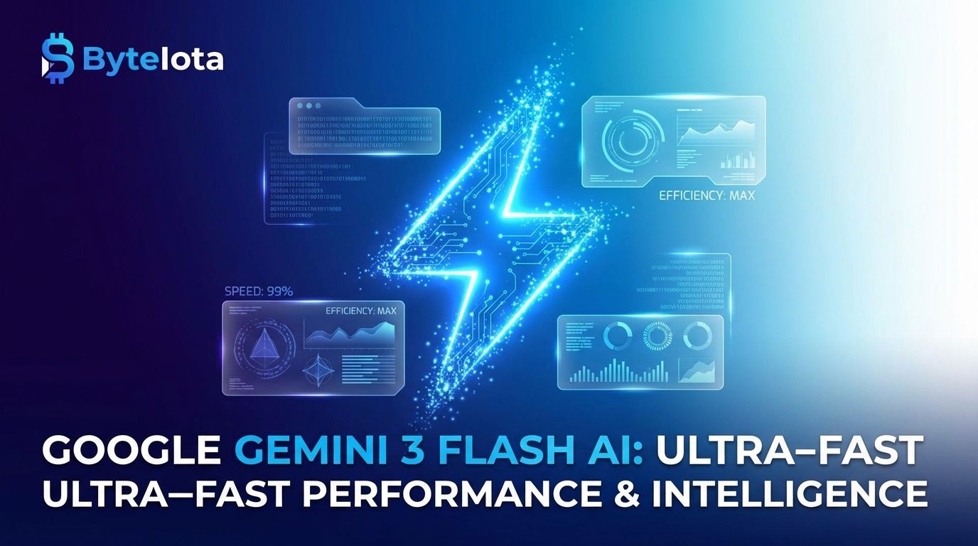 Gemini 3 Flash Beats Pro at 25% Cost: Google’s AI Disruption | byteiota