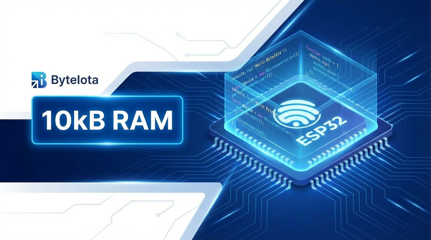 MicroQuickJS: Bellard Runs JavaScript in 10KB RAM for IoT | byteiota