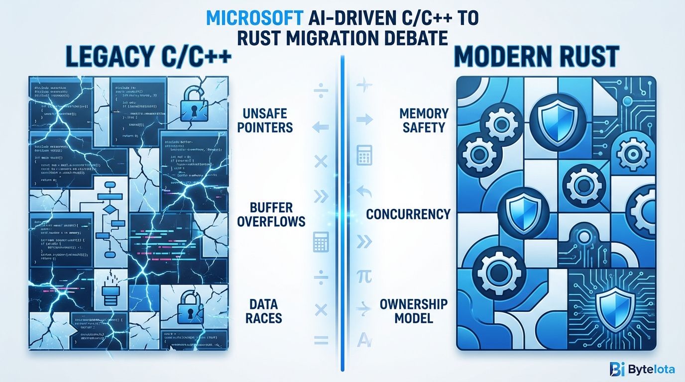 Microsoft’s AI Rust Migration by 2030: Math Doesn’t Add Up | byteiota