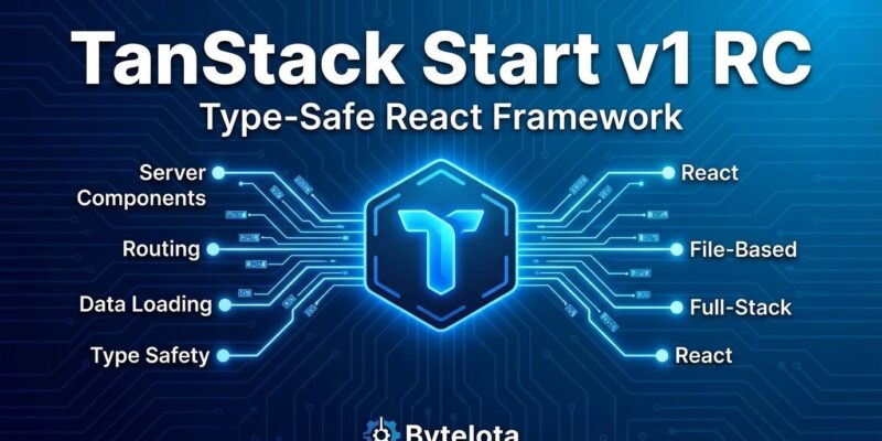 Featured image for TanStack Start v1 RC: Type-Safe React Framework