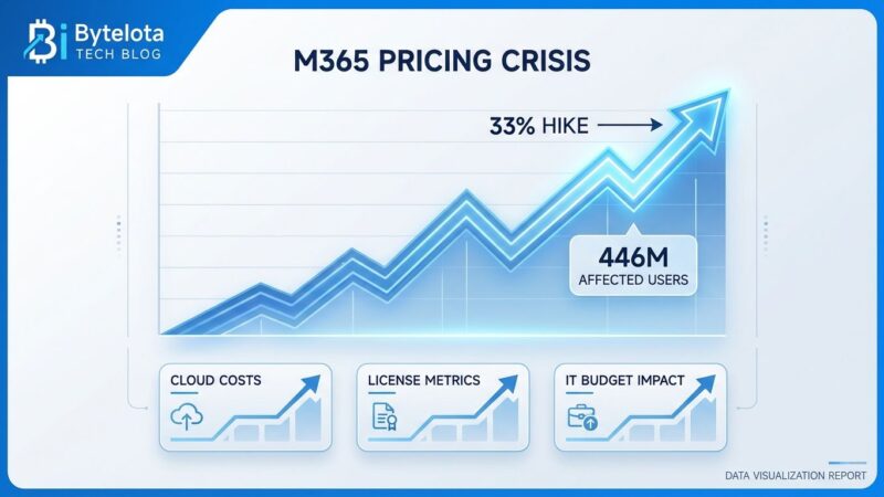 Featured image for Microsoft 365 Pricing Crisis: 33% Hike Hits 446M Users