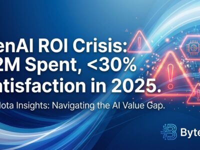 Featured image for GenAI ROI Crisis: $2M Spent, <30% Satisfaction in 2025