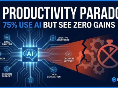 Featured image for AI Productivity Paradox: 75% Use AI But See Zero Gains