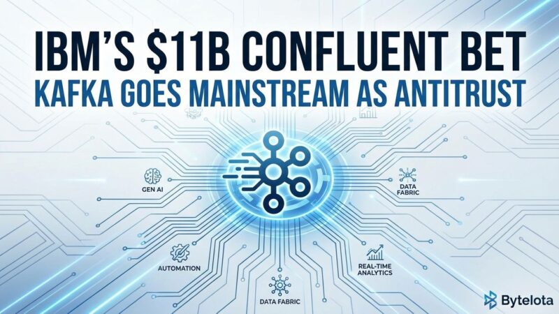 Featured image for IBM's $11B Confluent Bet: Kafka Goes Mainstream as Antitrust Chaos Looms