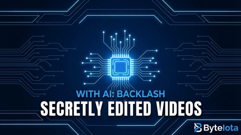 Featured image for YouTube Secretly Edited Videos with AI: Backlash