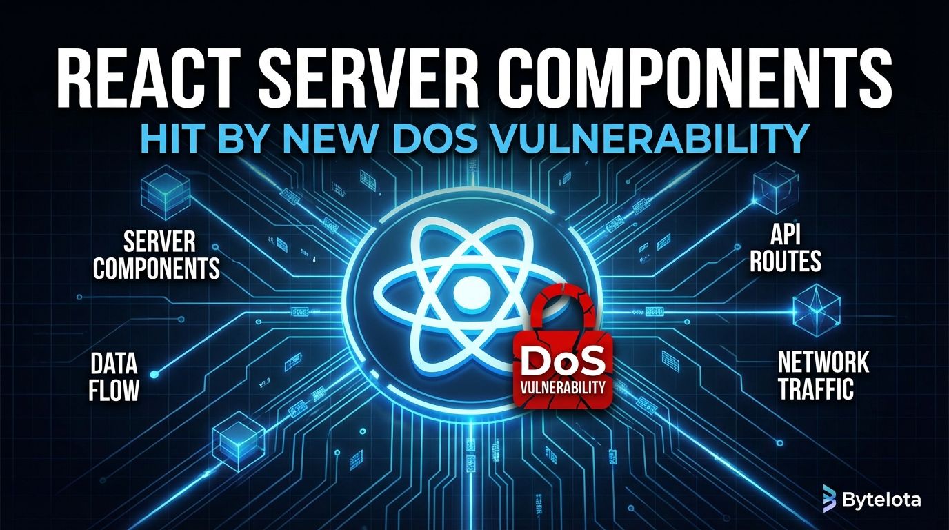 React Server Components Hit by New DoS Vulnerability | byteiota