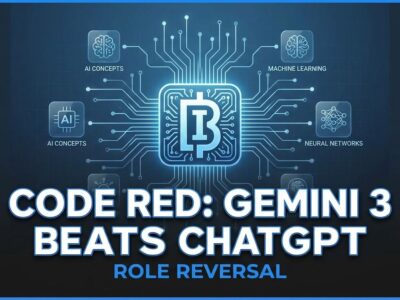 Featured image for OpenAI Code Red as Gemini 3 Beats ChatGPT: Role Reversal