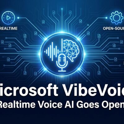 Featured image for Microsoft VibeVoice: 300ms Realtime Voice AI Goes Open-Source