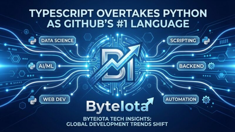 Featured image for TypeScript Overtakes Python as GitHub's #1 Language