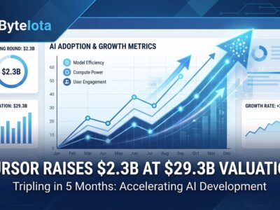 Featured image for Cursor Raises $2.3B at $29.3B Valuation, Tripling in 5 Months