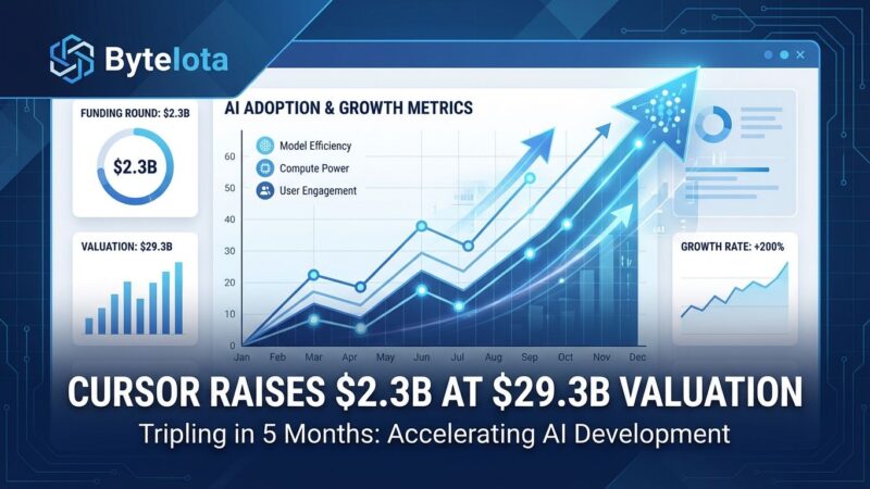 Featured image for Cursor Raises $2.3B at $29.3B Valuation, Tripling in 5 Months