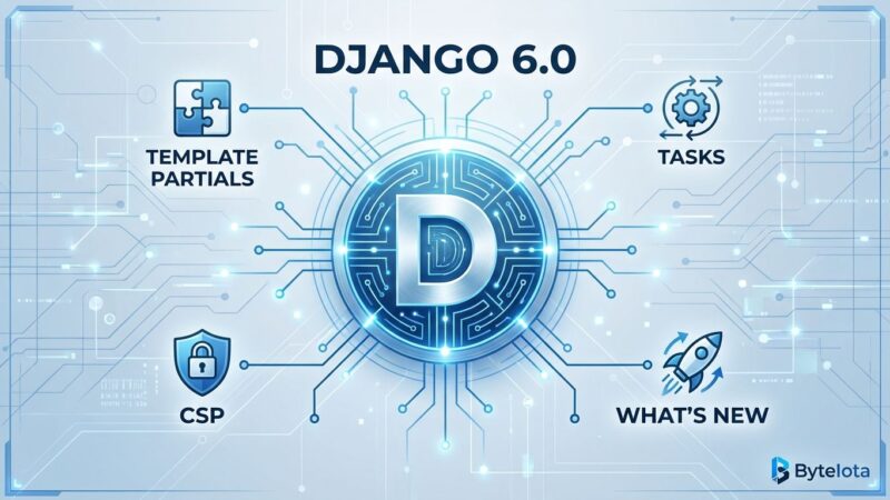 Featured image for Django 6.0: Template Partials, Tasks, CSP & What's New