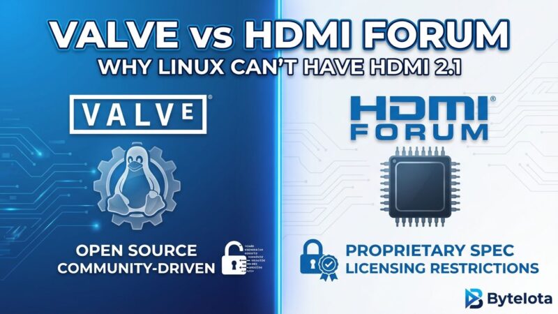 Featured image for Valve vs HDMI Forum: Why Linux Can't Have HDMI 2.1