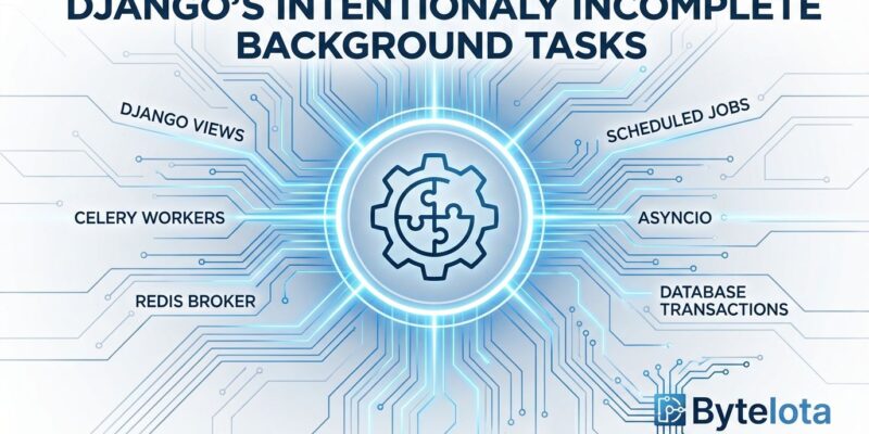 Featured image for Django's Intentionally Incomplete Background Tasks
