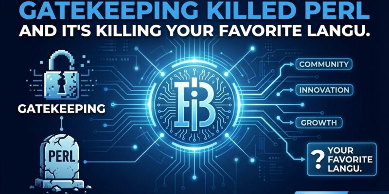 Featured image for Gatekeeping Killed Perl and It's Killing Your Favorite Language Too