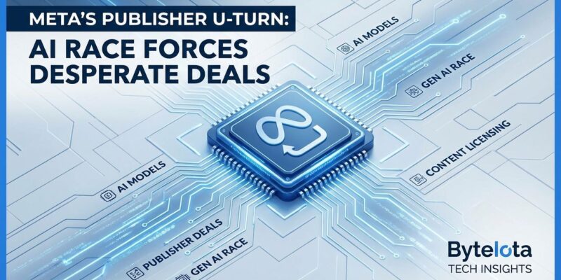Featured image for Meta's Publisher U-Turn: AI Race Forces Desperate Deals