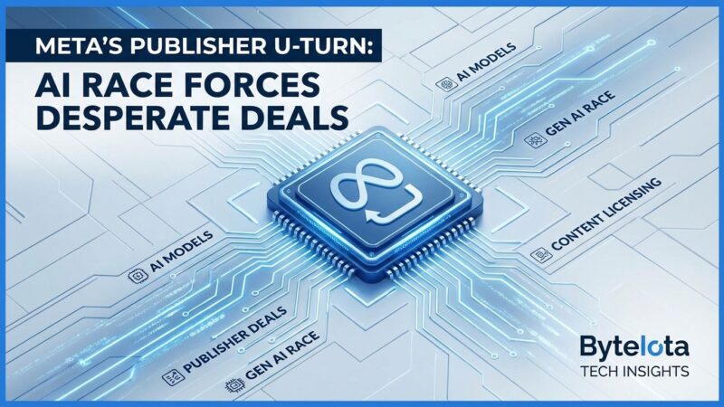 Featured image for Meta's Publisher U-Turn: AI Race Forces Desperate Deals