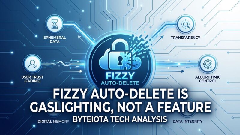 Featured image for Fizzy Auto-Delete Is Gaslighting, Not a Feature
